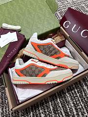 Fortok Gucci Re-Web Sneakers GG Beige, White & Orange - 2