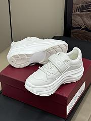 Fortok Gucci Wave Wedge Sneaker White Leather - 5
