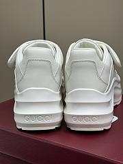 Fortok Gucci Wave Wedge Sneaker White Leather - 4