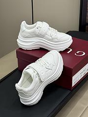 Fortok Gucci Wave Wedge Sneaker White Leather - 3