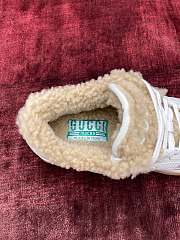 Fortok Gucci Mac80 Trainer Leather & Merino Wool Off White - 5