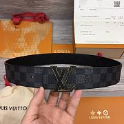 Fortok Louis Vuitton Initiales 40mm Reversible Belt Black M0668T - 1