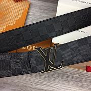 Fortok Louis Vuitton Initiales 40mm Reversible Belt Black M0668T - 6