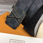 Fortok Louis Vuitton Initiales 40mm Reversible Belt Black M0668T - 4