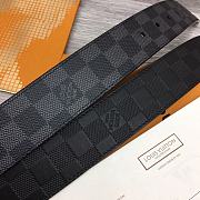 Fortok Louis Vuitton Initiales 40mm Reversible Belt Black M0668T - 3