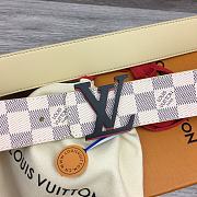 Fortok Louis Vuitton Initiales 40mm Reversible Belt Cream Leather - 6