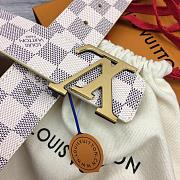 Fortok Louis Vuitton Initiales 40mm Reversible Belt Cream Leather - 5