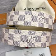 Fortok Louis Vuitton Initiales 40mm Reversible Belt Cream Leather - 3