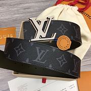 Fortok Louis Vuitton Initiales 40mm Reversible Belt Black Leather - 4