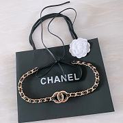 Fortok Chanel Calfskin Black Brass Material Double-sided Belt - 1