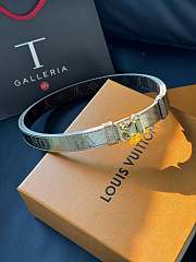 Fortok Louis Vuitton Serrures 20mm Belt Gold & Brown - 1