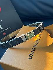 Fortok Louis Vuitton Serrures 20mm Belt Gold & Brown - 5