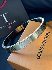 Fortok Louis Vuitton Serrures 20mm Belt Gold & Brown - 6