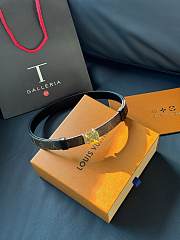 Fortok Louis Vuitton Serrures 20mm Belt Black & Brown - 1