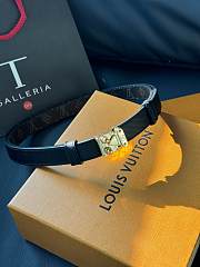 Fortok Louis Vuitton Serrures 20mm Belt Black & Brown - 4
