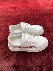 Fortok Gucci Chunky Sneaker White Demetra Logo Gucci Web Print - 1