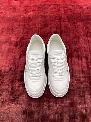 Fortok Gucci Chunky Sneaker White Demetra Logo Gucci Web Print - 4