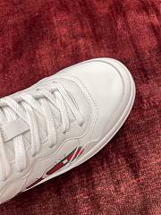 Fortok Gucci Chunky Sneaker White Demetra Logo Gucci Web Print - 3