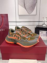 Fortok Gucci Ripple Sneaker Green & Orange - 1
