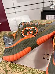 Fortok Gucci Ripple Sneaker Green & Orange - 3