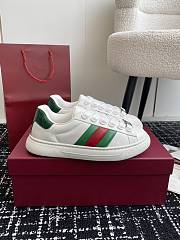 Fortok Gucci Ace White Sneaker With Web - 1