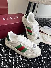 Fortok Gucci Ace White Sneaker With Web - 5