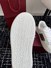 Fortok Gucci Ace White Sneaker With Web - 3