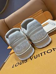 Fortok Louis Vuitton Trainer Sneaker Low LV White Grey - 6