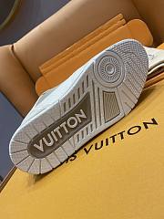 Fortok Louis Vuitton Trainer Sneaker Low LV White Grey - 3
