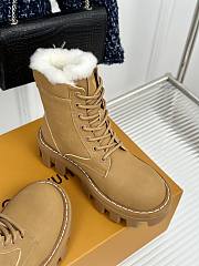Fortok Louis Vuitton Checker Ranger Boot Beige 1ADEY9 - 4