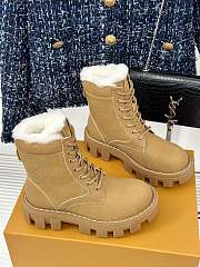 Fortok Louis Vuitton Checker Ranger Boot Beige 1ADEY9 - 3