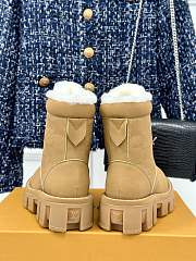 Fortok Louis Vuitton Checker Ranger Boot Beige 1ADEY9 - 2