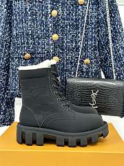 Fortok Louis Vuitton Checker Ranger Boot Black 1ADEY9 - 1