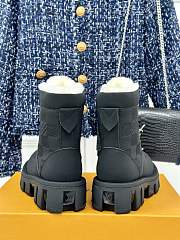 Fortok Louis Vuitton Checker Ranger Boot Black 1ADEY9 - 2