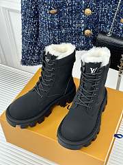 Fortok Louis Vuitton Checker Ranger Boot Black 1ADEY9 - 6
