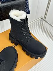 Fortok Louis Vuitton Checker Ranger Boot Black 1ADEY9 - 4