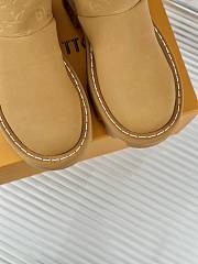 Fortok Louis Vuitton Shearling Boots Beige - 3