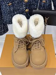 Fortok Louis Vuitton Donkey Snow Boots Beige  - 5