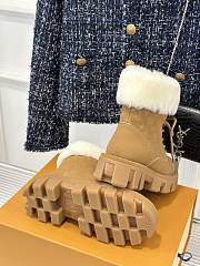 Fortok Louis Vuitton Donkey Snow Boots Beige  - 2