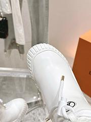 Fortok Louis Vuitton Ruby Flat Ankle Boot White - 5