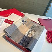 Fortok Loro Piana Cashmere Scarf 30x180cm - 6