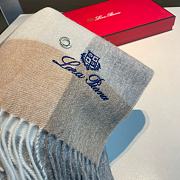Fortok Loro Piana Cashmere Scarf 30x180cm - 4