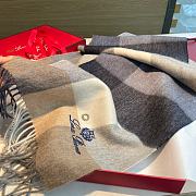 Fortok Loro Piana Cashmere Scarf 30x180cm - 2