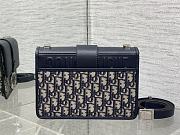 Fortok Dior 30 Montaigne Bag Blue Oblique Jacquard and Smooth Calfskin 24×17×8cm - 3