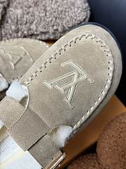 Fortok Louis Vuitton Colorado Comfort Mary Jane Shoes Beige - 3