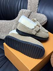 Fortok Louis Vuitton Colorado Comfort Mary Jane Shoes Beige - 2