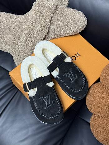 Fortok Louis Vuitton Colorado Comfort Mary Jane Shoes Black