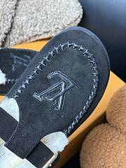 Fortok Louis Vuitton Colorado Comfort Mary Jane Shoes Black - 5