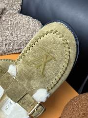Fortok Louis Vuitton Colorado Comfort Mary Jane Shoes Kaki - 3