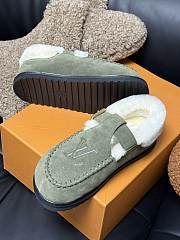 Fortok Louis Vuitton Colorado Comfort Mary Jane Shoes Green - 6